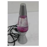 Lava Lamp With Silver Base & Cap (not tested)
