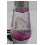 Lava Lamp With Silver Base & Cap (not tested)