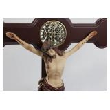 Wall Crucifix With Christ Figure