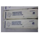Medical Supply Mixed Lot: 3m Micropore, MediChoice Tourniquets & Woven Gauze Sponges