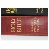 Holy Bible Lot of 4 King James, Revised Standard & New King James