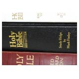 Holy Bible Lot of 4 King James, Revised Standard & New King James