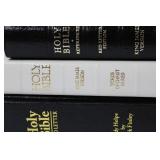Holy Bible Lot of 4 King James, Revised Standard & New King James