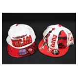 Chicago Bulls Snapback Hats (Lot of 2)
