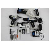Hart 20v Cordless Tool Set Mixed Lot With Charger & Battery