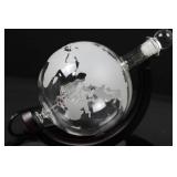 Vemstood Globe Decanter Set With 4 Glasses & Stand
