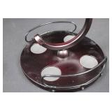 Vemstood Globe Decanter Set With 4 Glasses & Stand