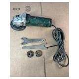 Metabo corded angle grinder, likely a 4-1/2 inch model.