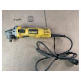 DEWALT DWE4011 4-1/2" Small Angle Grinder with a corded electric design