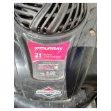 Murray 21" walk-behind lawn mower featuring a Briggs & Stratton engine.