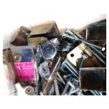 Collection of miscellaneous electrical and hardware components