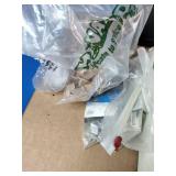 Collection of miscellaneous electrical and hardware components