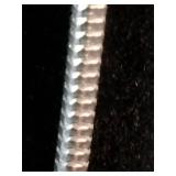 22" .925 Silver SNAKE CHAIN Necklace