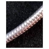 22" .925 Silver SNAKE CHAIN Necklace
