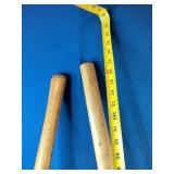 These are pick mattocks, commonly used for digging in hard soil or cutting through roots
