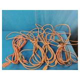 (4) 25 foot orange extension cords