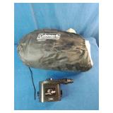 This is a Coleman 4D QuickPump,Air Mattress, and storage bag.