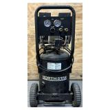 ^ NorthStar Portable Quiet Electric Air Compressor, 1.5 HP, 8-Gallon, 4 CFM @ 90 PSI #53009 Msrp $444.99