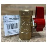 Legend T-3005 Red Top Forged Brass Economy Gas Ball Valve Msrp $174.99 lot of 12