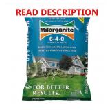 * Milorganite 32 Ibs. 2,500 sq. ft. Organic Plant Fertilizer Slow-Release Nitrogen Garden and Lawn Fertilizer 6-4-0