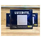 LUXRITE 4" MINI PANEL BAFFLED TRIM MSRP $145 (lot of 6)