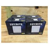LUXRITE 4" MINI PANEL BAFFLED TRIM MSRP $145 (lot of 4)