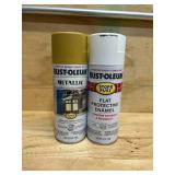 Rust-Oleum spray paint (lot of 2)