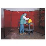 **Steiner Protect-O-Screen Classic Welding Screen, Orange Transparent Vinyl, 6ft. x 8ft., Model# 53886