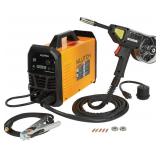 Klutch Dual-Voltage 180 Amp MIG/Flux-Core Multi-Process Welder with Inverter Technology, LCD Display and Spool Gun, 120/240 Volts, 180 Amp Max.
