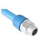 FastPipe 1 in. Aluminum Compression Male Adapter