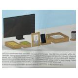 Uplift Desk Bamboo Desk Organizer Set STR210