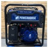 ^Powerhorse Extended Run Full Trash Pump, 2in. Ports, 11,000 GPH, 3/4in. Solids Capacity, 212cc OHV Engine, Model# DS20W #750126 Msrp $599.99