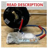 *NorthStar Pressure Washer Hose Reel with 50ft. Steel-Braided Hose, 3/8in. x 100ft. Capacity, 5000 PSI Msrp $399.99
