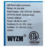 *LED Panel Light Luminaires Model : PL-2x4-5KK 4 Pack Msrp $299.99