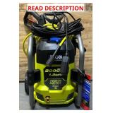 *RYOBI, RY142022VNM PRESSURE WASHER Msrp $199.99