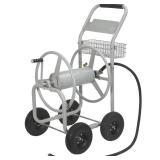 Strongway Garden Hose Reel Cart, 400ft. Capacity, Fits 5/8in. Hose MSRP $190 (missing parts, read description)
