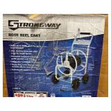 Strongway Garden Hose Reel Cart, 400ft. Capacity, Fits 5/8in. Hose MSRP $190 (missing parts, read description)