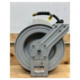 Klutch Auto-Rewind Air Hose Reel with 1/2in. x 50ft. Rubber Hose, 300 PSI