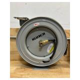 Klutch Auto-Rewind Air Hose Reel with 3/8in. x 50ft. Rubber Hose, 300 PSI