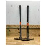 2.5 lb. Pick Mattock with 36 in. Fiberglass Handle (lot of 2)