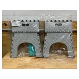 Mieller AUSTRIA ULTRA STURDY FOLDING STEP STOOL (lot of 2)