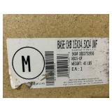 Hampton Bay Recessed Panel 15 in. W   24 in. D   34.5 in. H Assembled Base Kitchen Cabinet in Unfinished Msrp $105.00 (slight damage, lot of 2)