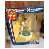 Ryne Sandberg Wrigley Field Stadium Stars Collectible Figure Chicago Cubs Starting Lineup Kenner Boxed