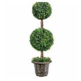 New Plant Artificial Plants Artificial Topiary Potted Plants Fake Tree Artificial Tree for Home Garden Outdoor Indoor Decor