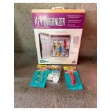New Key Organizer W/ Key Ring & More