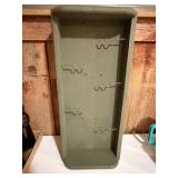 vintage wall-mounted storage rack