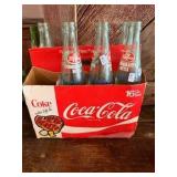 Farmfest Commemorative Dr. Pepper Bottle Collection w/ Vintage Coca-Cola Carrier – Lake Crystal MN