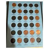 Vintage Coin Collection - Lincoln Cent Collection Folder 1975–2013 – Partial Set w/ Multiple Pennies Included