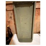 vintage wall-mounted storage rack