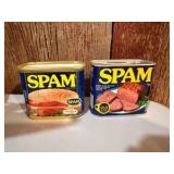 50th Anniversary Coin Bank Unopened& Vintage SPAM Advertising Tin
